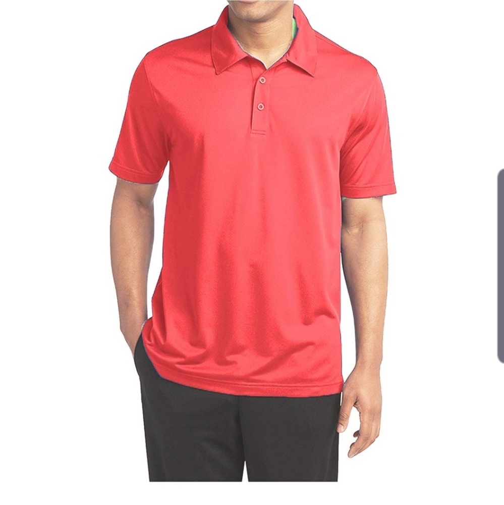 Men's Tagless Moisture Wicking Polo Shirt